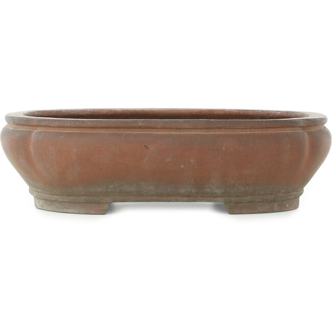 Mokko unglazed bonsai pot by Kizan - 395 x 305 x 105 mm