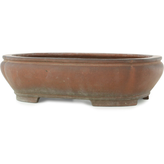 Vaso bonsai Mokko non smaltato di Kizan - 395 x 305 x 105 mm