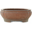 Pot à bonsaï non émaillé Mokko par Kizan - 395 x 305 x 105 mm