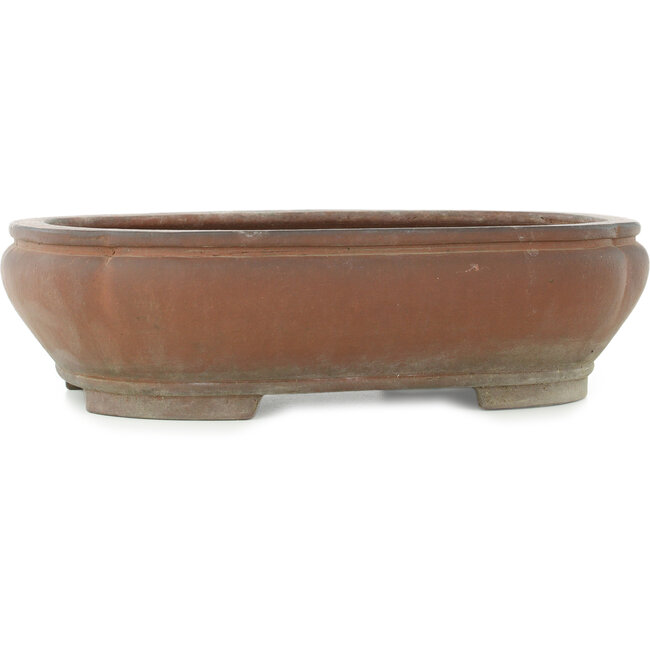 Vaso bonsai Mokko non smaltato di Kizan - 395 x 305 x 105 mm