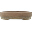 Pot à bonsaï ovale non émaillé - 427 x 333 x 85 mm