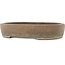 Ovaler unglasierter Bonsai-Topf - 427 x 333 x 85 mm