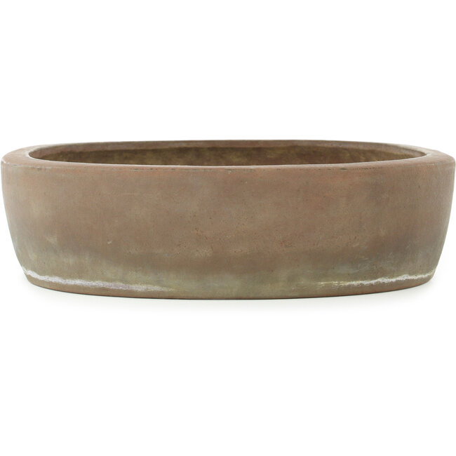 Ovale ongeglazuurde bonsai pot - 427 x 333 x 85 mm