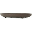 Ovaler unglasierter Bonsai-Topf von Yamaaki - 350 x 240 x 45 mm