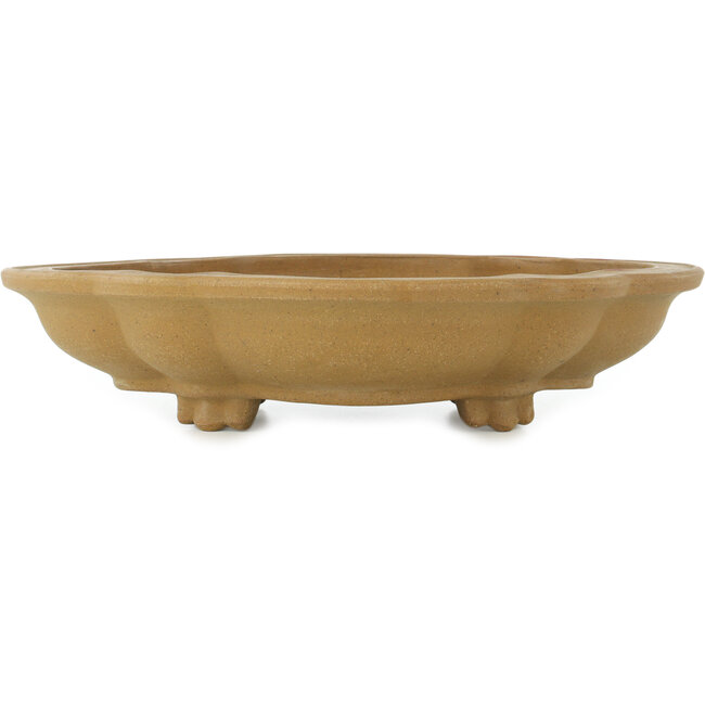 Pot à bonsaï non émaillé Mokko par Izumiya (Zenigo) - 390 x 298 x 88 mm