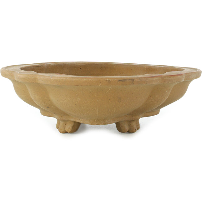 Pot à bonsaï non émaillé Mokko par Izumiya (Zenigo) - 390 x 298 x 88 mm