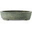 Pot à bonsaï ovale non émaillé - 390 x 295 x 70 mm