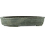 Ovaler unglasierter Bonsai-Topf - 390 x 295 x 70 mm