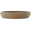 Pot à bonsaï ovale non émaillé de Mazan - 455 x 340 x 55 mm