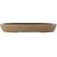 Pot à bonsaï ovale non émaillé de Mazan - 455 x 340 x 55 mm