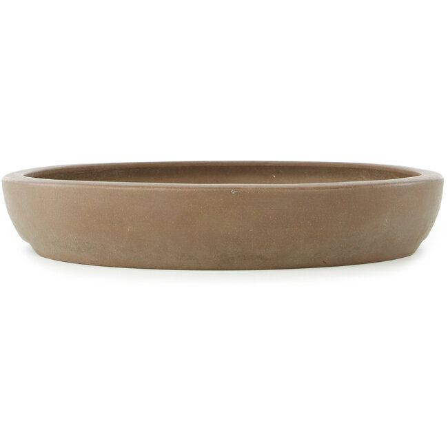 Ovaler unglasierter Bonsai-Topf von Mazan - 455 x 340 x 55 mm