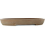 Ovaler unglasierter Bonsai-Topf von Mazan - 455 x 340 x 55 mm