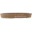 Pot à bonsaï ovale non émaillé de Kizan - 470 x 350 x 60 mm