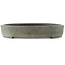 Pot à bonsaï ovale non émaillé de Yamaaki - 470 x 348 x 58 mm