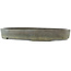 Pot à bonsaï ovale non émaillé de Yamaaki - 470 x 348 x 58 mm