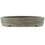 Pot à bonsaï ovale non émaillé de Yamaaki - 470 x 348 x 58 mm