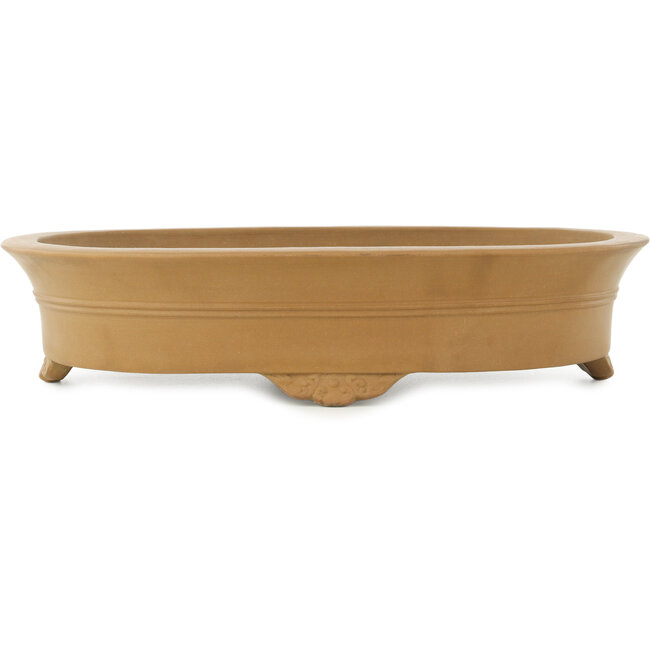 Pot à bonsaï ovale non émaillé de Shoko - 485 x 385 x 108 mm