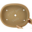 Pot à bonsaï ovale non émaillé de Shoko - 485 x 385 x 108 mm