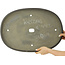 Pot à bonsaï ovale non émaillé de Keizan - 570 x 400 x 50 mm