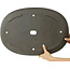 Pot à bonsaï ovale non émaillé de Keizan - 570 x 400 x 50 mm