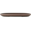 Ovale ongeglazuurde bonsaipot van Yamaaki - 545 x 372 x 45 mm