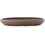 Ovale ongeglazuurde bonsaipot van Yamaaki - 545 x 372 x 45 mm