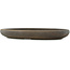 Pot à bonsaï ovale non émaillé - 400 x 275 x 50 mm