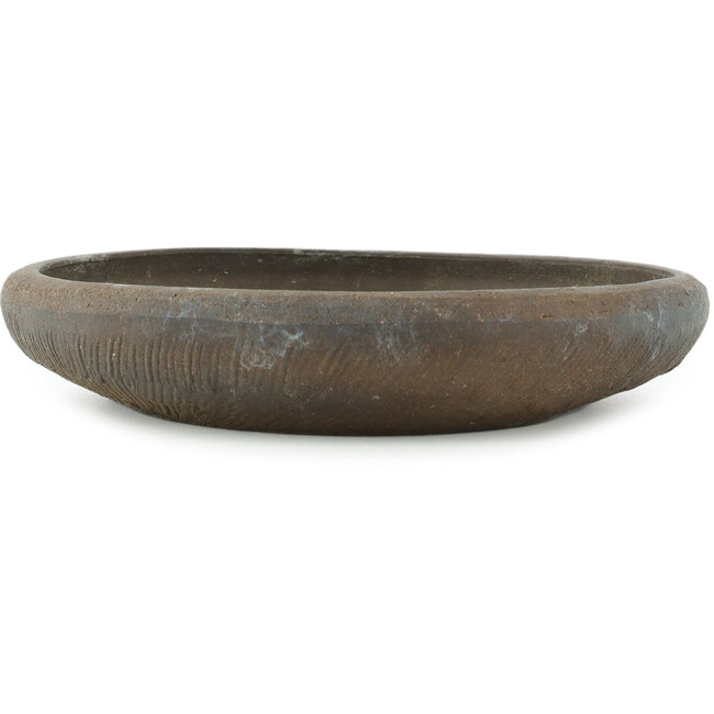 Ovale ongeglazuurde bonsai pot - 400 x 275 x 50 mm