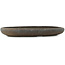 Ovaler unglasierter Bonsai-Topf - 400 x 275 x 50 mm