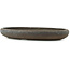 Pot à bonsaï ovale non émaillé - 400 x 275 x 50 mm