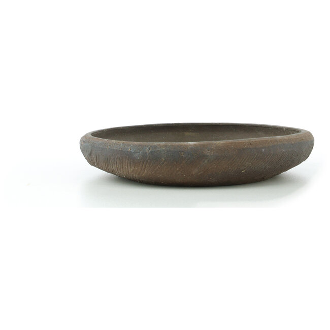 Oval unglazed bonsai pot - 400 x 275 x 50 mm