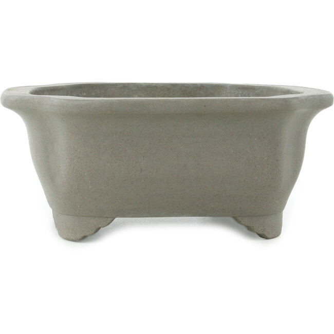 Mokko unglasierter Bonsai-Topf von Keizan - 383 x 310 x 125 mm