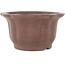 Vaso bonsai non smaltato a forma di fiore rotondo di Yamaaki - 190 x 190 x 105 mm
