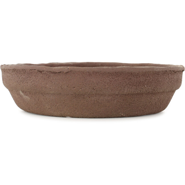 Vaso bonsai rotondo non smaltato di Ryugaku - 225 x 225 x 57 mm