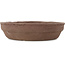 Ronde ongeglazuurde bonsaipot van Ryugaku - 225 x 225 x 57 mm