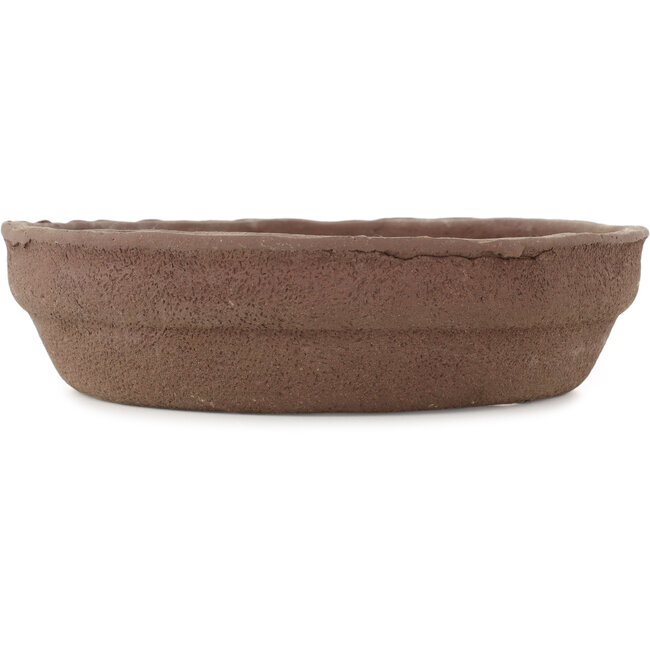 Pot à bonsaï rond non émaillé par Ryugaku - 225 x 225 x 57 mm