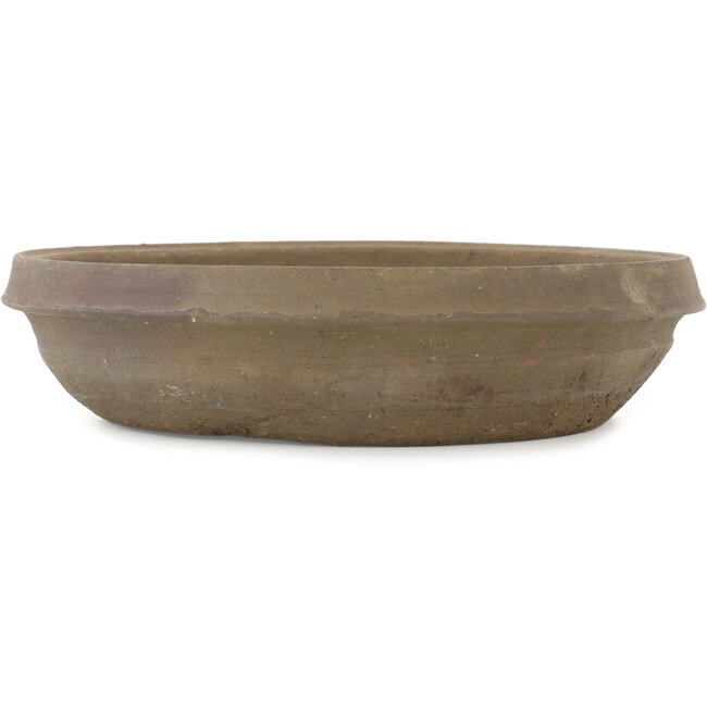 Ronde ongeglazuurde bonsaipot - 235 x 235 x 55 mm