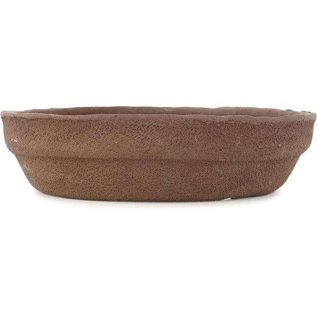 Pot à bonsaï rond non émaillé par Ryugaku - 225 x 225 x 57 mm