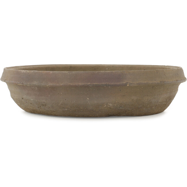 Ronde ongeglazuurde bonsaipot - 235 x 235 x 55 mm