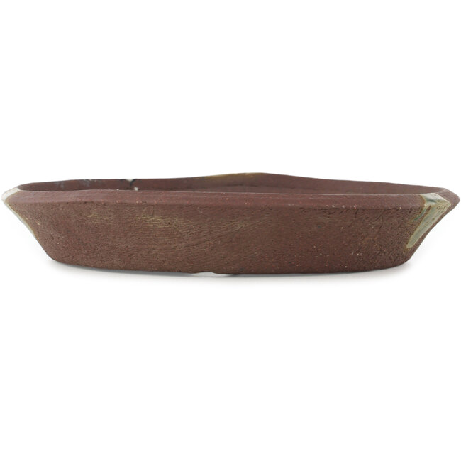 Pot à bonsaï rond non émaillé par Ryugaku - 250 x 250 x 40 mm