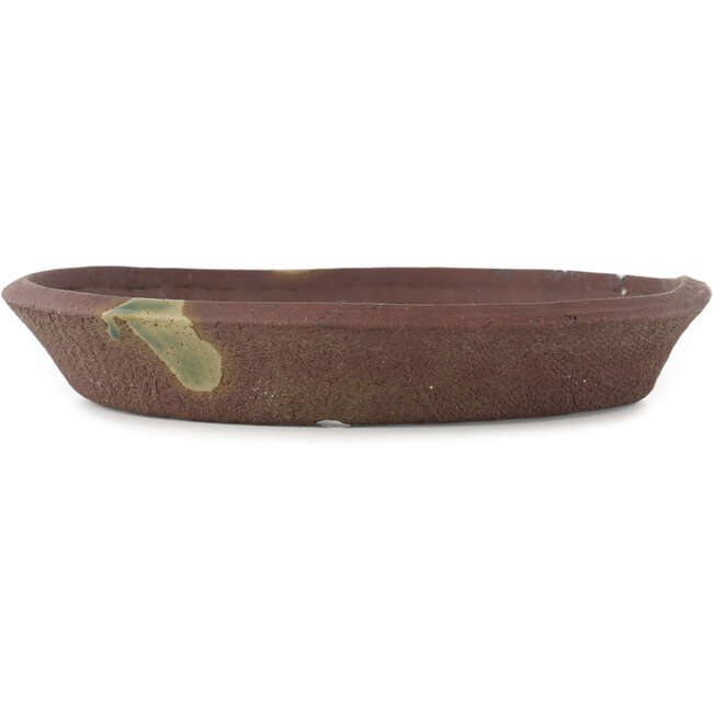 Vaso bonsai rotondo non smaltato di Ryugaku - 250 x 250 x 40 mm