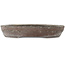 Ovale ongeglazuurde bonsai pot - 260 x 205 x 45 mm