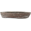 Ovaler unglasierter Bonsai-Topf - 260 x 205 x 45 mm