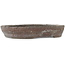 Ovaler unglasierter Bonsai-Topf - 260 x 205 x 45 mm