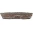 Ovaler unglasierter Bonsai-Topf - 260 x 205 x 45 mm