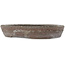 Ovaler unglasierter Bonsai-Topf - 260 x 205 x 45 mm