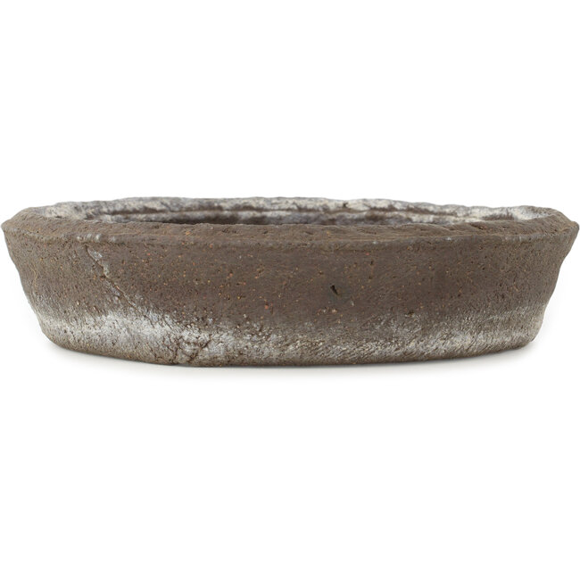 Pot à bonsaï rond non émaillé par Ryugaku - 255 x 255 x 55 mm