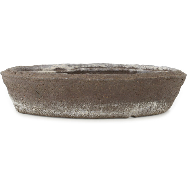 Pot à bonsaï rond non émaillé par Ryugaku - 255 x 255 x 55 mm