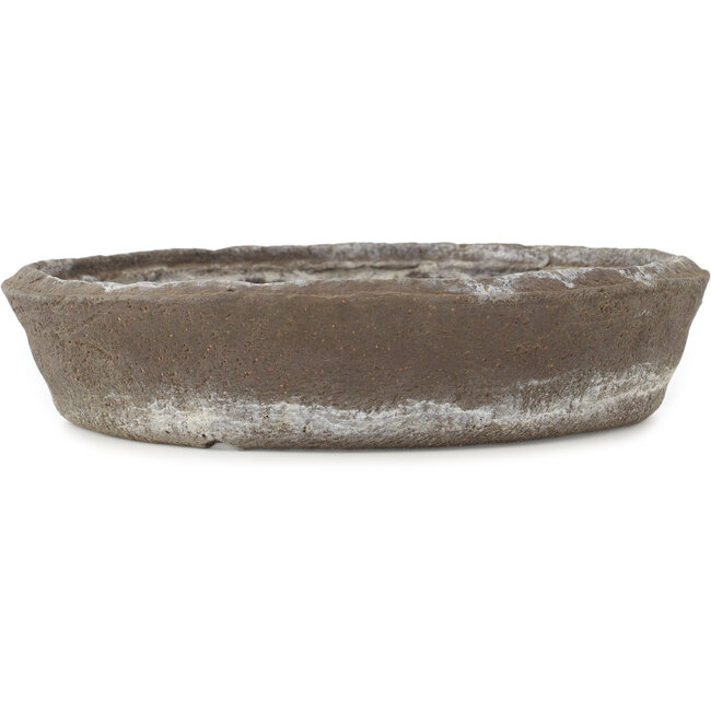 Pot à bonsaï rond non émaillé par Ryugaku - 255 x 255 x 55 mm