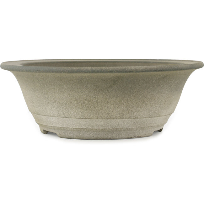 Vaso bonsai rotondo non smaltato di Shibakatsu - 262 x 262 x 90 mm